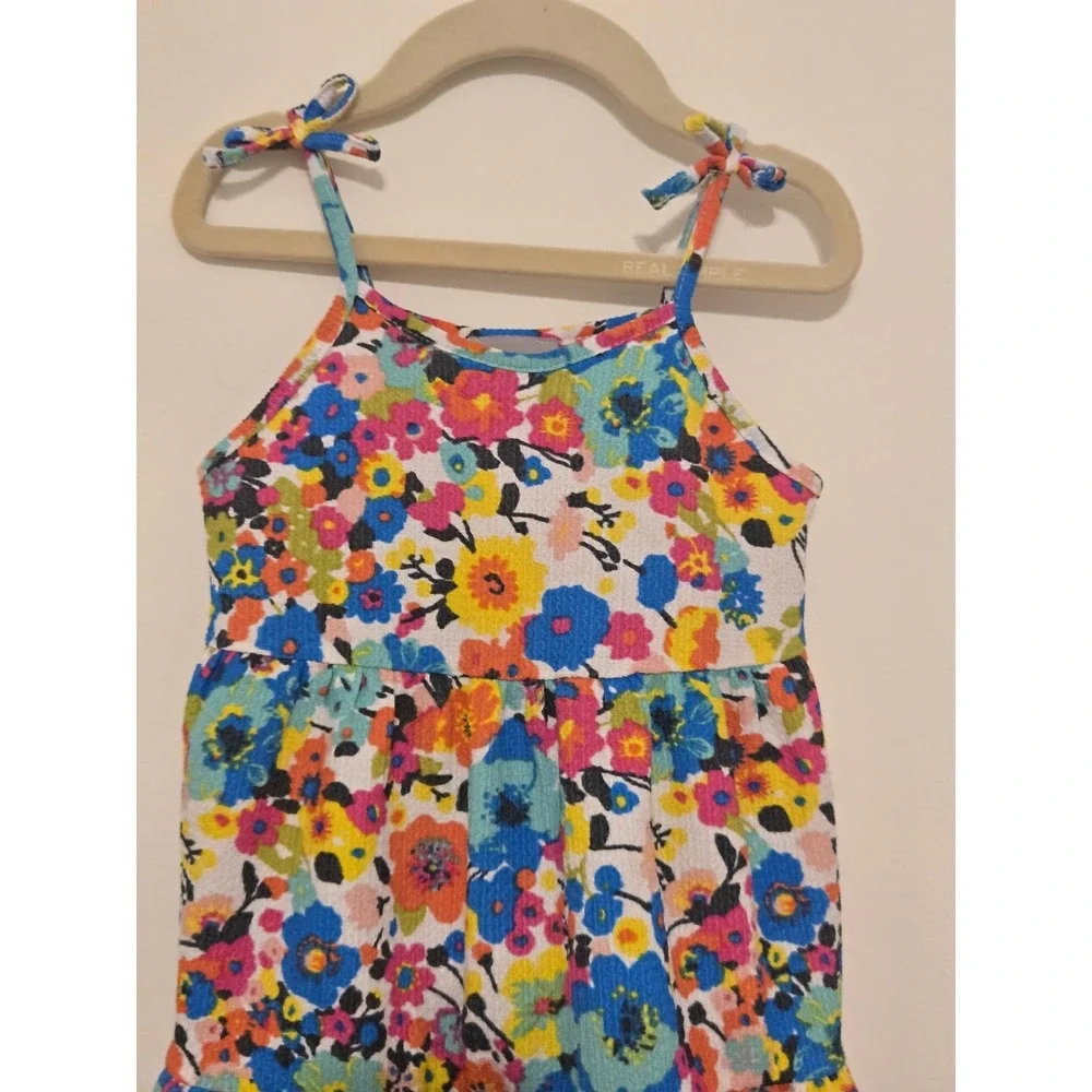 I Love‎ Girlswear Matalan Girls Floral Tiered Sundress Age 5 Tie Shoulder Multi